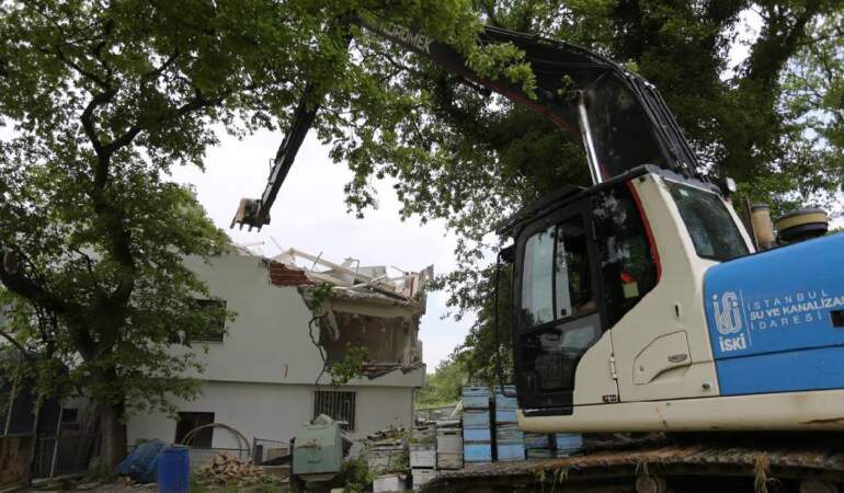 İSKİ, Ömerli Havzası’ndaki 49 kaçak yapıyı kaldırdı