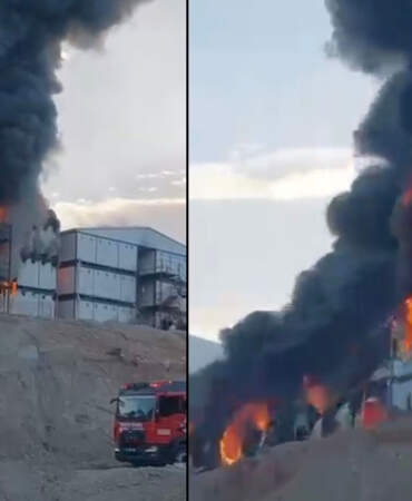 Kahramanmaraş’ta işçi yatakhanesinde yangın: 1 ölü, 6 yaralı