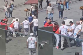 Yer Taksim: Esnafa kazmayla saldıran şahıslar dayak yedi