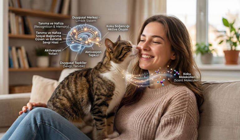 Kediler sahibini tanır mı? Kedilerin koku duyusu gelişmiş mi? Kedi sahibini nasıl seçer? Kediler kokulardan ne anlar? Bilim kanıtladı