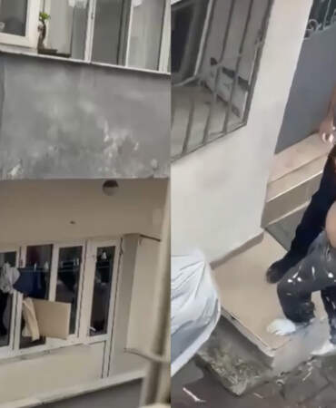 Kağıthane’de akılalmaz olay! Annesinin evde olmamasına sinirlenip eşyaları balkondan attı