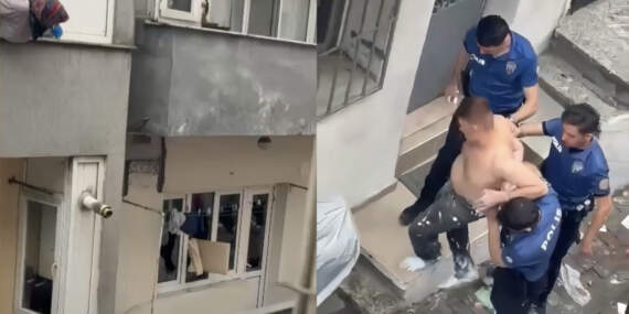 Kağıthane’de akılalmaz olay! Annesinin evde olmamasına sinirlenip eşyaları balkondan attı