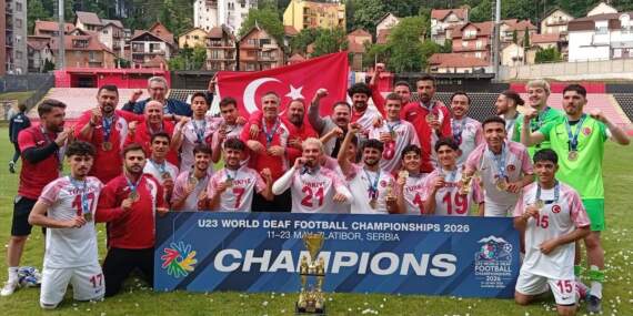 Türkiye, İşitme Engelliler Futbol Şampiyonu!