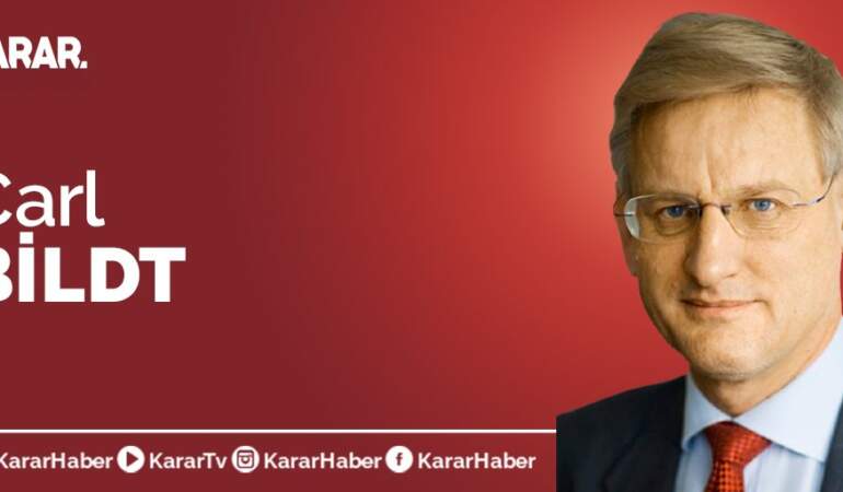 Aşağılanmada kardeşler – Carl Bildt