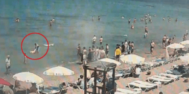 Kuşadası’nda Korku Dolu Anlar! Çinli Turist Böyle Kurtarıldı