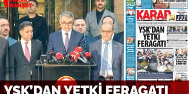 YSK’dan yetki feragatı