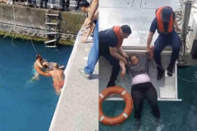 Sarıyer’de can pazarı! Denize düşen kadını vatandaşlar kurtardı