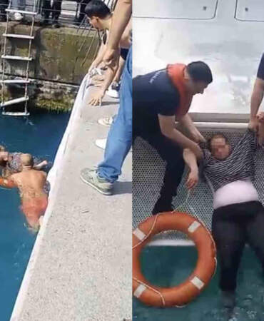 Sarıyer’de can pazarı! Denize düşen kadını vatandaşlar kurtardı
