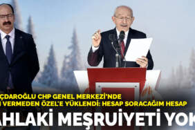 Kılıçdaroğlu CHP Genel Merkezi’nde isim vermeden Özel’e yüklendi: Ahlaki meşruiyeti yok