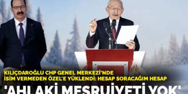 Kılıçdaroğlu CHP Genel Merkezi’nde isim vermeden Özel’e yüklendi: Ahlaki meşruiyeti yok