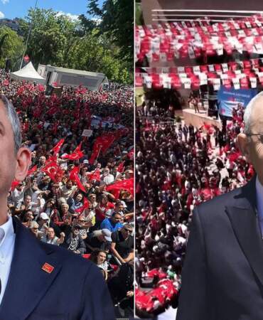 Ankara’da iki ayrı CHP mitingi! Katılım farkı dikkat çekti