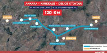 Ankara-Kırıkkale Otoyolu Projesi Hızla İlerliyor
