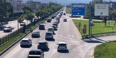 Bursa-Ankara Yolunda Bayram Yoğunluğu