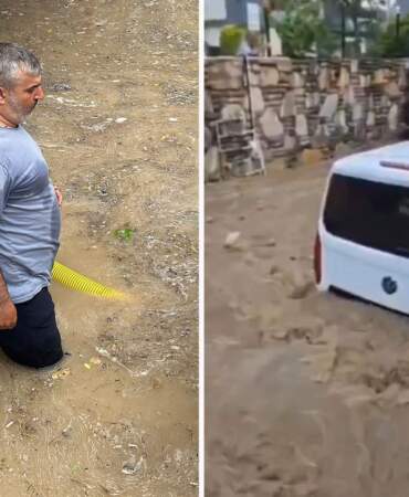 Bayramın ikinci gününde kabus! Edirne’de iş yerlerini su bastı, Bodrum sele teslim oldu