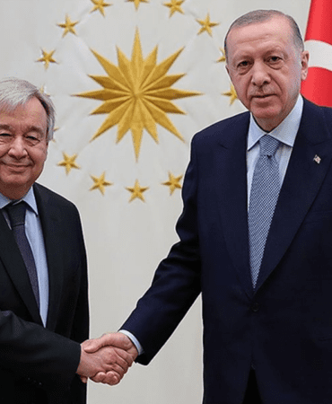 Cumhurbaşkanı Erdoğan, BM Genel Sekreteri Guterres’le Görüştü