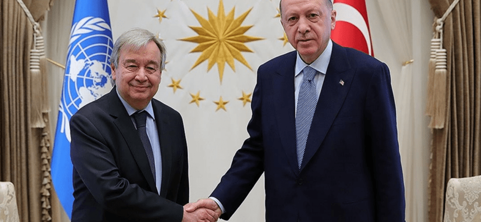 Cumhurbaşkanı Erdoğan, BM Genel Sekreteri Guterres’le Görüştü