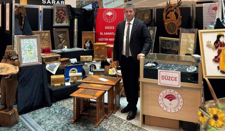 Düzce El Sanatları Eserleri Ankara’da Sergilendi
