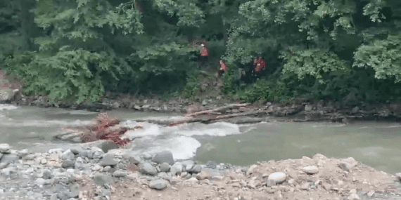 Rize’de Kayıp Kişiyi Arayan AFAD Botu Akıntıya Kapıldı: Bir Can Kaybı