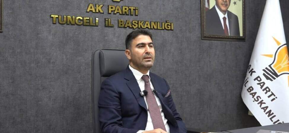 AK Parti Tunceli İl Başkanı Hakan Özer istifa etti