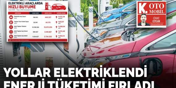 Yollar elektriklendi enerji tüketimi fırladı