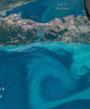 Bilim insanları bile büyülendi: Her yer turkuaza büründü