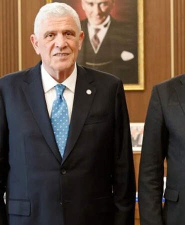 KKTC Cumhurbaşkanı Erhürman, İYİ Parti lideri Dervişoğlu ve heyetini kabul etti