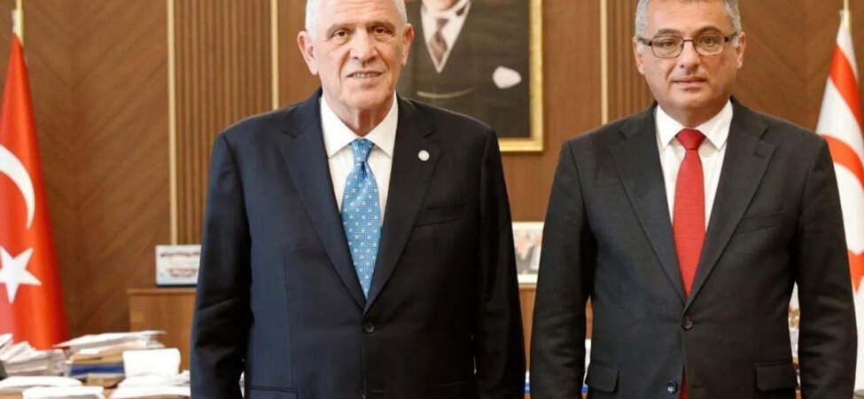 KKTC Cumhurbaşkanı Erhürman, İYİ Parti lideri Dervişoğlu ve heyetini kabul etti