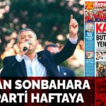 Butlan sonbahara yeni parti haftaya