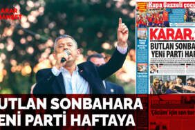 Butlan sonbahara yeni parti haftaya