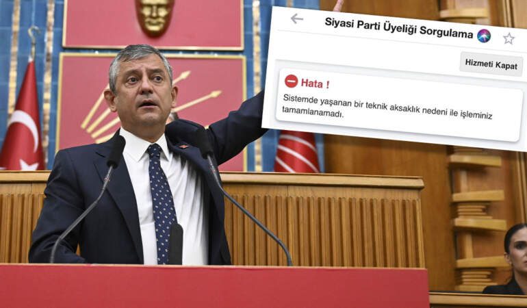 Özgür Özel’in yeni parti açıklaması sonrası CHP’de istifa hareketliliği: e-Devlet kilitlendi