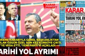 Mahkeme kararıyla genel başkanlıktan ayrılan Özgür Özel son kez kürsüye çıktı, CHP’ye veda etti: Tarihi yol ayrımı