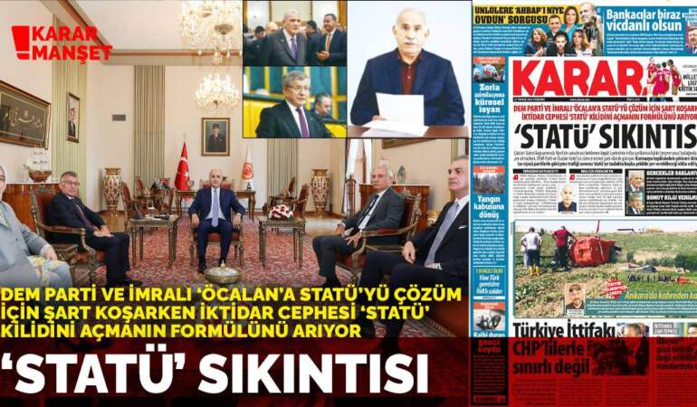‘Statü’ sıkıntısı