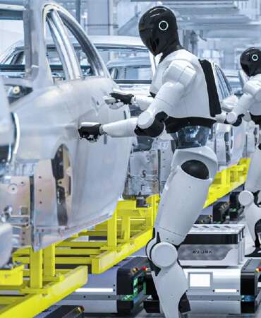 Otomotiv devinde insansı robot krizi grevi! Üretim yarı yarıya durdu