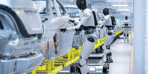 Otomotiv devinde insansı robot krizi grevi! Üretim yarı yarıya durdu