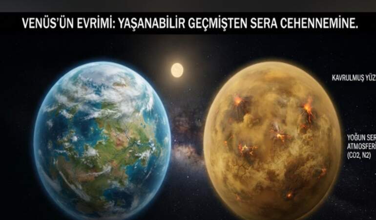 Dünya’nın ikizi aslında yaşanabilir bir dünya mıydı? Venüs’te sıvı su ve ılıman iklim milyarlarca yıl nasıl sır gibi saklandı?