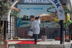 Aquaparkta feci olay: 16 yaşındaki görevli 10 metreden düştü