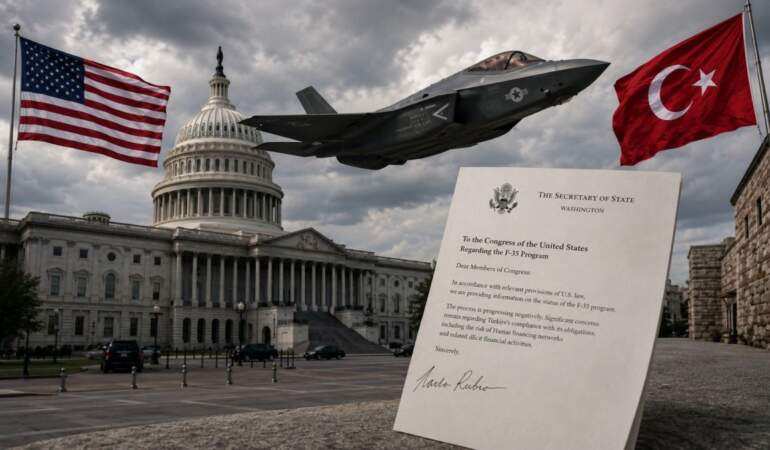 ABD’den Kongre’ye F-35 mektubu: Türkiye şartları karşılamadı, Hamas finansmanı “endişe kaynağı”