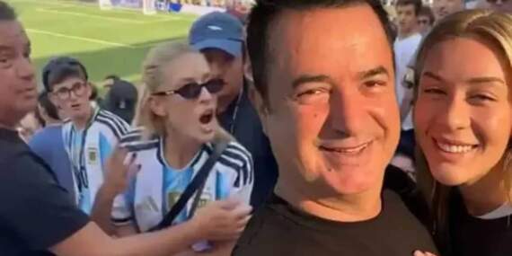 Acun Ilıcalı’nın eşi Çağla Ilıcalı tribünde taraftarlarla birbirine girdi: Otur uyarısı gerginlik çıkardı!