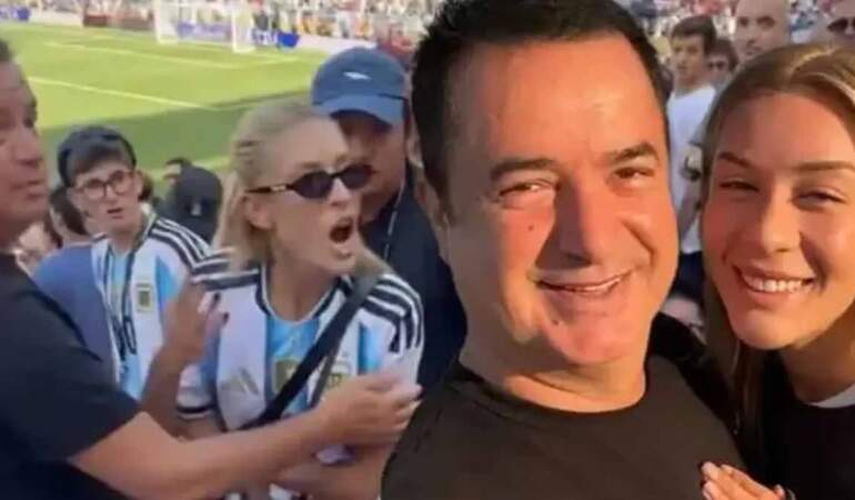 Acun Ilıcalı’nın eşi Çağla Ilıcalı tribünde taraftarlarla birbirine girdi: Otur uyarısı gerginlik çıkardı!