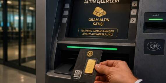 Bankalardan yeni dönem: ATM’den altın alınabilecek