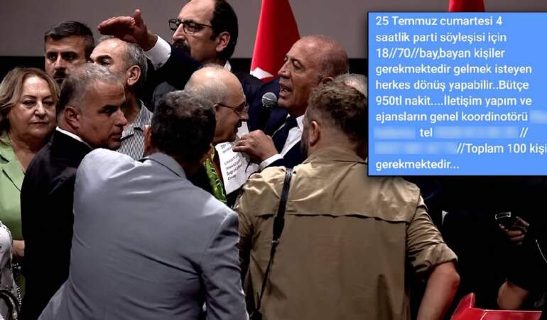 Kılıçdaroğlu’nun rozet töreninde “paralı figüran” iddiası: Kişi başı 950 TL