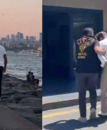 Sosyal medyadaki görüntüler sonrası polis harekete geçti! Turisti takip eden şüpheli gözaltında