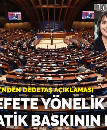 Avrupa Konseyi’nden Dedetaş açıklaması: Muhalefete yönelik sistematik baskının parçası
