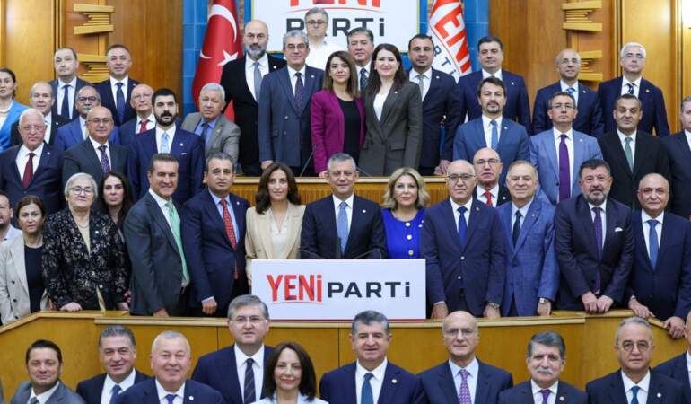 TBMM’de Yeni Parti kontenjanına düşen üyelikler belirlendi