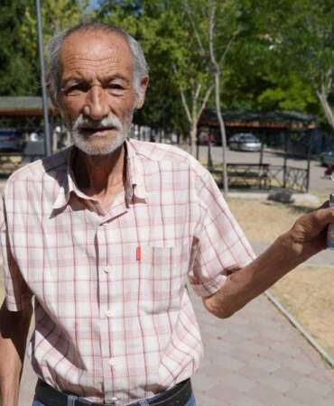34 yıldır su içemeyen yaşlı adam, 10 gündür yemek de yiyemiyor