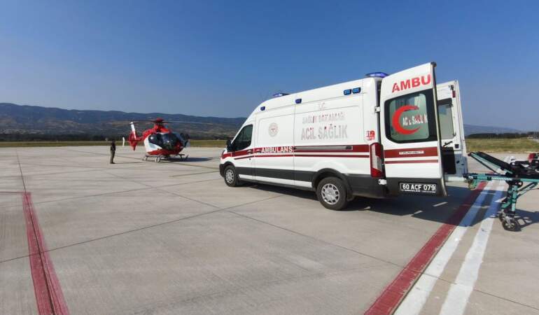 Kafa Travması Geçiren Kız Çocuğu Ankara’ya Sevk Edildi