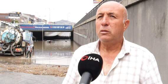Ankara’da aracını sel sularına kaptıran adam gözyaşlarına hakim olmadı: “Arabam artık kullanılamaz halde, hala borcunu ödüyorum”