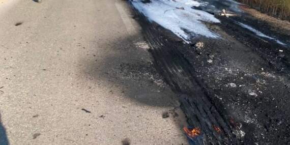 Sincan’da Seyir Halindeki Tır Yangın Çıkardı