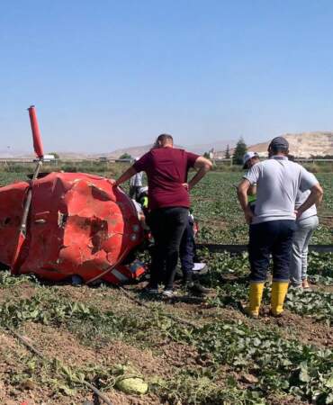 Ankara’da eğitim helikopteri düştü! Bölgeye çok sayıda ekip sevk edildi