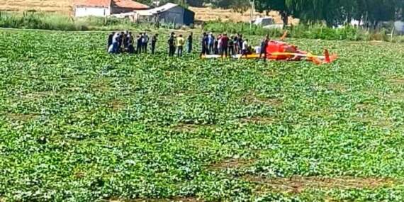 Ankara’da Eğitim Helikopteri Düştü